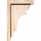 Ekena Millwork New Brighton Smooth Corbel w/Backplate, Douglas Fir, 5 1/2"W x 8"D x 12"H COR06X08X12NEB01SDF - alternate 3